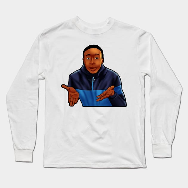 Khaby Long Sleeve T-Shirt by Oyeplot